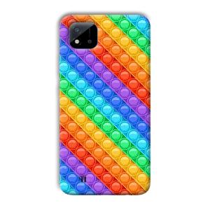 Colorful Circles Phone Customized Printed Back Cover for Realme C11 2021