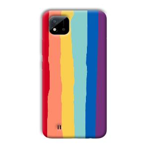 Vertical Paint Phone Customized Printed Back Cover for Realme C11 2021