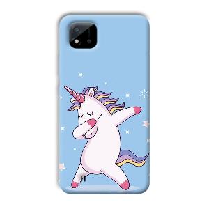 Unicorn Dab Phone Customized Printed Back Cover for Realme C11 2021