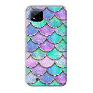Mermaid Design Phone Customized Printed Back Cover for Realme C11 2021