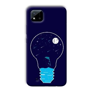 Night Bulb Phone Customized Printed Back Cover for Realme C11 2021