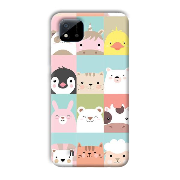 Kittens Phone Customized Printed Back Cover for Realme C11 2021