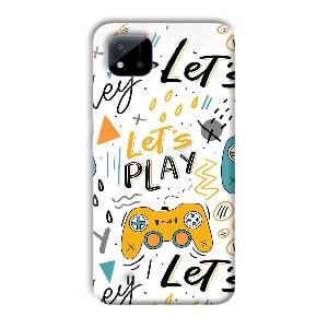 Let's Play Phone Customized Printed Back Cover for Realme C11 2021