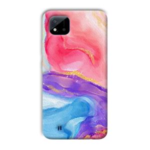 Water Colors Phone Customized Printed Back Cover for Realme C11 2021
