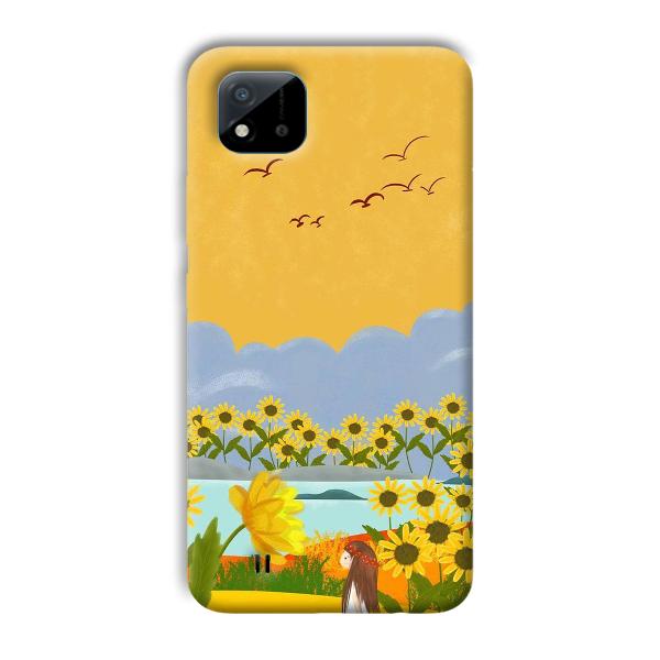 Girl in the Scenery Phone Customized Printed Back Cover for Realme C11 2021