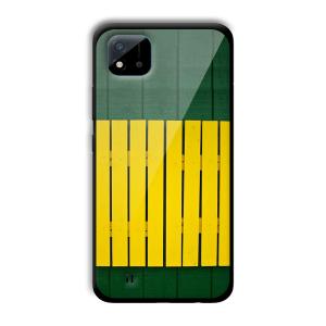 Yellow Fence Customized Printed Glass Back Cover for Realme C11 2021