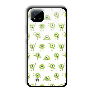Green Eyes Customized Printed Glass Back Cover for Realme C11 2021