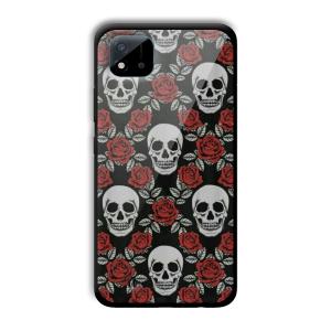 Red Skull Customized Printed Glass Back Cover for Realme C11 2021