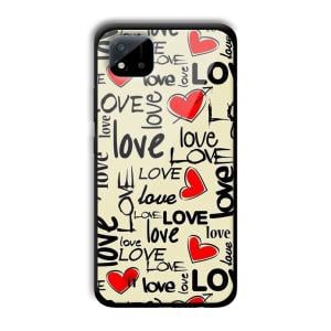 Love Customized Printed Glass Back Cover for Realme C11 2021