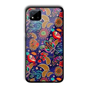 Animal Sketches Customized Printed Glass Back Cover for Realme C11 2021