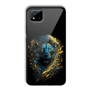 Golden Lion Customized Printed Glass Back Cover for Realme C11 2021