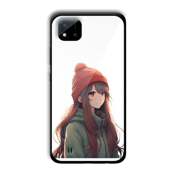 Little Girl Customized Printed Glass Back Cover for Realme C11 2021