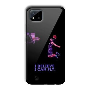 I Believe Customized Printed Glass Back Cover for Realme C11 2021