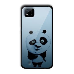 Cute Panda Customized Printed Glass Back Cover for Realme C11 2021