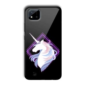 Unicorn Customized Printed Glass Back Cover for Realme C11 2021