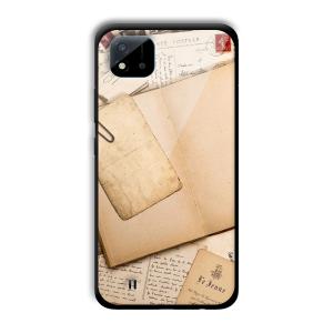 Journal Entry Customized Printed Glass Back Cover for Realme C11 2021