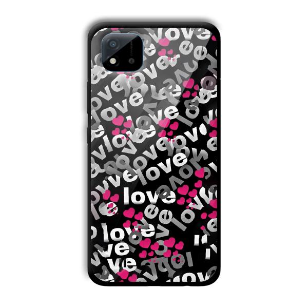 Love Customized Printed Glass Back Cover for Realme C11 2021
