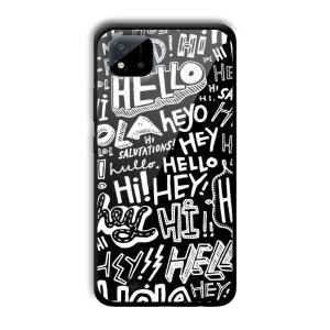 Hello Customized Printed Glass Back Cover for Realme C11 2021
