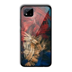 Painted Frame Customized Printed Glass Back Cover for Realme C11 2021