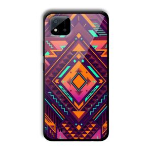 Purple Prism Customized Printed Glass Back Cover for Realme C11 2021