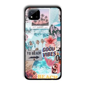 To the Beach Customized Printed Glass Back Cover for Realme C11 2021