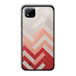 Light Red Customized Printed Glass Back Cover for Realme C11 2021