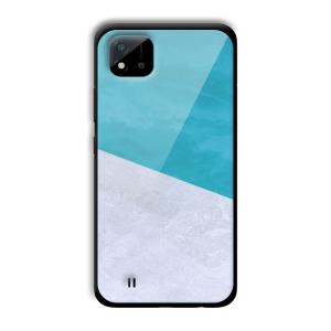 Twin Color Customized Printed Glass Back Cover for Realme C11 2021