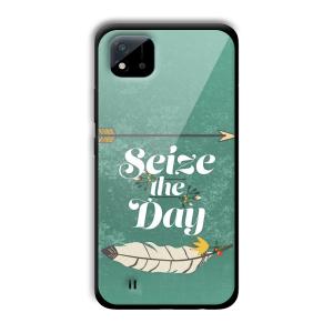 Seize the Day Customized Printed Glass Back Cover for Realme C11 2021