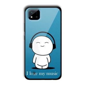 I Love my Music Customized Printed Glass Back Cover for Realme C11 2021