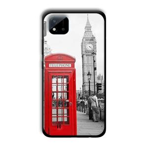 Telephone Retro Customized Printed Glass Back Cover for Realme C11 2021