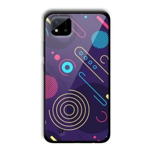 Purple Music Customized Printed Glass Back Cover for Realme C11 2021