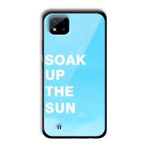 Soak Up The Sun Customized Printed Glass Back Cover for Realme C11 2021