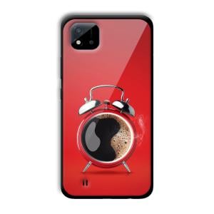 Morning Coffee Customized Printed Glass Back Cover for Realme C11 2021