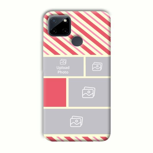 Diagnol Frame Customized Printed Back Cover for Realme C21Y