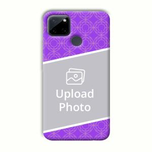 Purple Design Customized Printed Back Cover for Realme C21Y