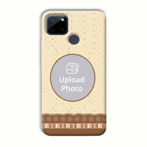 Brown Design Customized Printed Back Cover for Realme C21Y