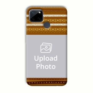Brown Lines Customized Printed Back Cover for Realme C21Y