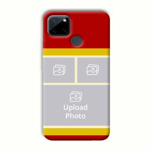 Red Yellow Collage Customized Printed Back Cover for Realme C21Y