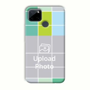 Grid Customized Printed Back Cover for Realme C21Y