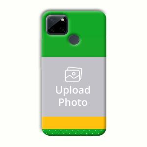 Green Yellow Customized Printed Back Cover for Realme C21Y