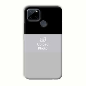 Black & Grey Customized Printed Back Cover for Realme C21Y