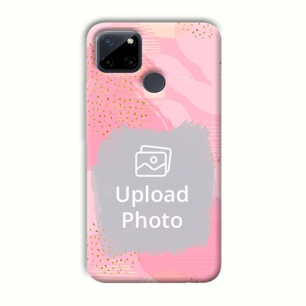 Sparkly Pink Customized Printed Back Cover for Realme C21Y