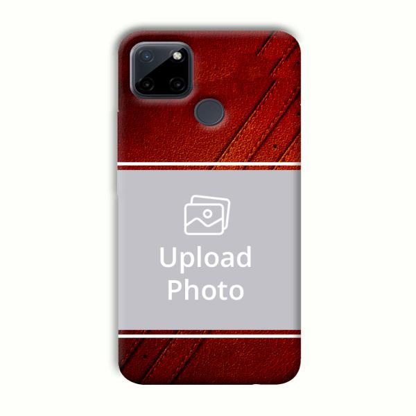 Solid Red Customized Printed Back Cover for Realme C21Y