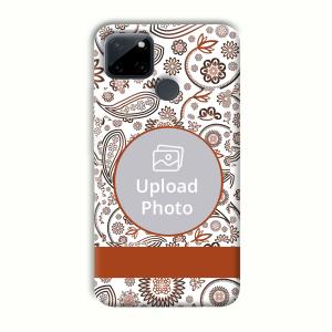 Henna Art Customized Printed Back Cover for Realme C21Y