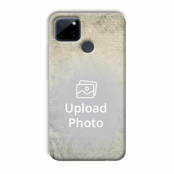 Grey Retro Customized Printed Back Cover for Realme C21Y