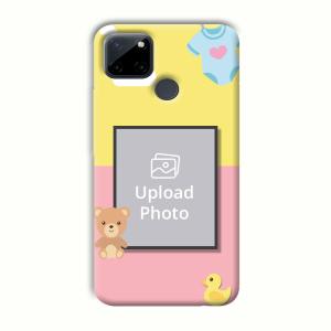 Teddy Bear Baby Design Customized Printed Back Cover for Realme C21Y