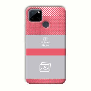 Pink Polka Customized Printed Back Cover for Realme C21Y