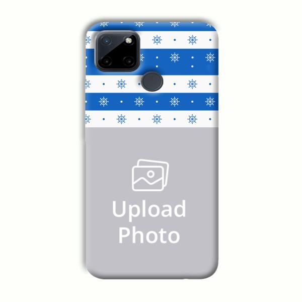 Blue Wheel Customized Printed Back Cover for Realme C21Y