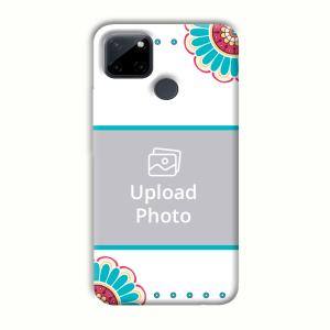 Floral  Customized Printed Back Cover for Realme C21Y