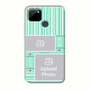 Mom Dad Customized Printed Back Cover for Realme C21Y